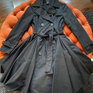 Black trench coat!